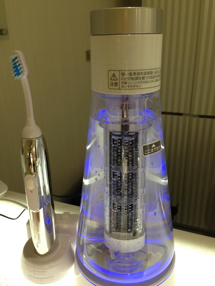 家庭用電解除菌水メーカーと超音波歯ブラシについて